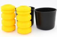 Отбойник амортизатора ВАЗ 2170 Приора, 1119 Калина перед. полиур. желтый + пыльник из 2шт (CS-20) Балаково