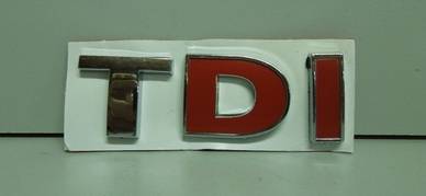 Эмблема надпись "TDI" 8х3см (No name)