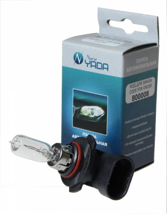 Лампа HB3 12V 65W P20d (9005) Clear (Nord Yada)