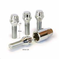 Болт колеса секр. M12*1,25*30 Хром Конус с выступом, 5 луч., 1 кл. (Вектор) Болт колеса секр. M12*1,25*30 Хром Конус с выступом, 5 луч., 1 кл. (Вектор)
