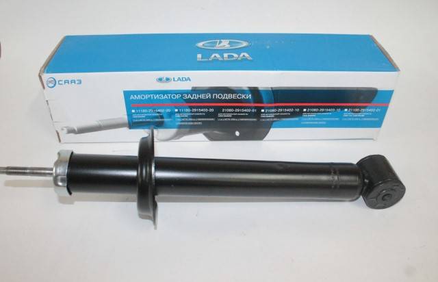 Амортизатор ВАЗ 2190 Гранта задний - стойка в сборе газ (Группа ОАТ) (АВТОВАЗ)