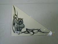 Наклейка уголки на форточку "Тигр" (2*350х450) плоттер черный (A-STICKER) Наклейка уголки на форточку "Тигр" (2*350х450) плоттер черный (A-STICKER)