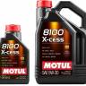 Масло моторное MOTUL 8100 X-cess 5W30 (4л.) синт. (Renault, Fiat, Mercedes Benz BMW) (бенз., диз.)
