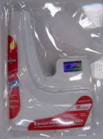 Брызговики универсальные №02 Триада Classic белые термоэластопласт 2шт в блистере (40)