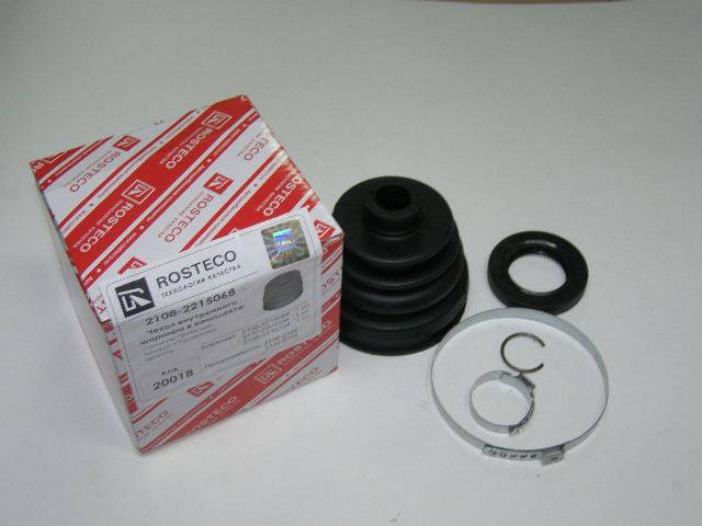 Пыльник ШРУС /2108/ внутр. (+ 2 хомута, сальник, стопор, смазка) (Rosteco)