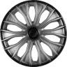 Колпак колеса R16 Волтек серебристо-черный 2 шт