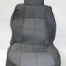 Чехлы на сиденье /Renault Logan-2/ с 2014 г. Жаккард серый (унив. зад. спинка-на молнии) без подушки безопасности (без П (TREND NEW)