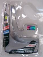 Брызговики универсальные №09 Триада Lux серебристый металлик термоэластопласт 2шт в блистере (40)