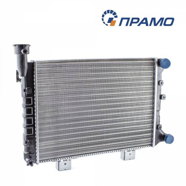 Радиатор охлаждения ВАЗ 2104, 2105, 2107 инж. (ПРАМО)