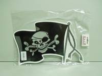 Наклейка "Пиратский флаг" вырезная из 2шт (Россия)