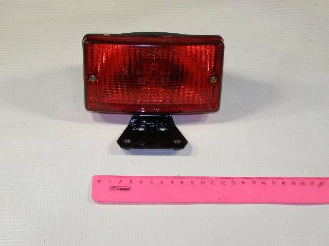 Фонарь ВАЗ 2101-06 п/туман задний с кронштейном красный (Рекардо)