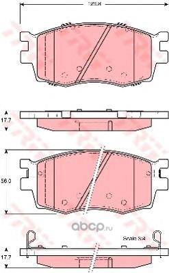 Колодка торм. Hyundai Accent i20 Kia Rio перед.