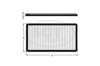 Фильтр салонный Mercedes W211 02> all SA1140
