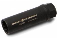 Головка свечная 3/8" 12-гран. 14мм тонкостенная, с магнитом (Дело Техники)