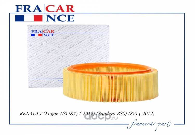 Фильтр воздушный Renault Logan Sandero 1.4 8 кл. до 2012 г. (Francecar)