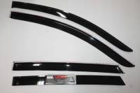 Дефлекторы дверей (ветровики) Kia Rio III хэтчбек 12-- клеящиеся (Voin) (10) (Azard)