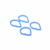 Кольцо уплотнит. ресивера впуск. Renault Logan, Lada Largus 1.4-1.6 8 кл. силикон синий 7701471932