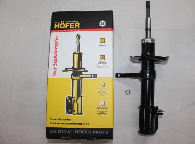 Амортизатор ВАЗ 1119 Калина перед. лев. - стойка в сборе масляный (Hofer) (4)