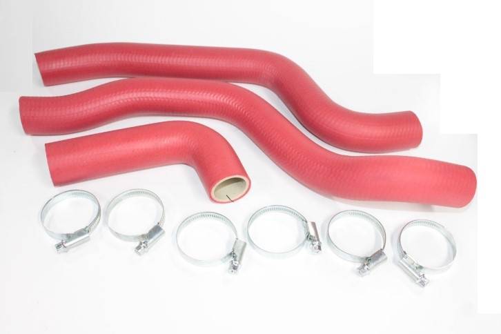 Патрубок радиат. /2110/ 3 шт (+ хомуты) СПОРТ (Rosteco)