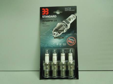 Свеча зажигания А14ДВРМ (1,0) (ВАЗ 8 кл. инжек.) блистер (г.Энгельс) 4шт