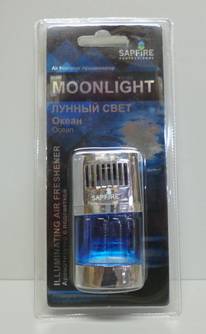 Освежитель (ароматизатор) на дефлектор жидкий Moonlight Океан (Sapfire)