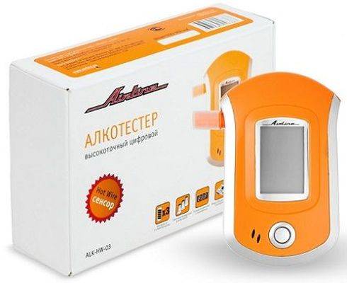 Алкотестер сенсорный AIRLINE ALK-HW-03 c HotWire