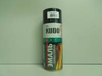 Краска-спрей (эмаль) термостойкая черная 520мл аэрозоль (Kudo)