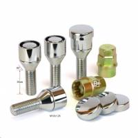 Болт колеса секр. M12*1,25*30 Хром Конус вращ. кольцо хром пласт. Колпачок 2 кл. (Вектор) Болт колеса секр. M12*1,25*30 Хром Конус вращ. кольцо хром пласт. Колпачок 2 кл. (Вектор)