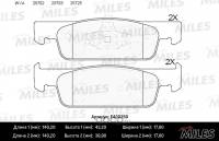 Колодка торм. Renault Logan II Sandero II 1.6 до 2016 г. перед.