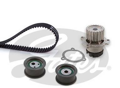 Ремкомплект ГРМ ВАЗ 2112 (ремень+2ролика+ помпа) (Gates)