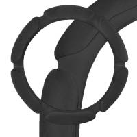 Оплетка руля M 37-38 см спонж (6 подушек) черная (SKYWAY) Оплетка руля M 37-38 см спонж (6 подушек) черная (SKYWAY)