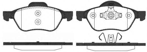 Колодки тормозные передние Renault Megane II 1,6 16кл. 096210 (Remsa)