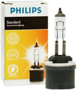 Лампа H27W/1 12059 12V 27W PG13 C1 (1) STANDARD 12059C1 (Philips)