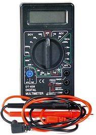 Мультиметр (тестер) цифровой DT 838 с зумером и термопарой (No name)