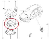 Блок управ. системы подушек безопасности Renault Duster Блок управ. системы подушек безопасности Renault Duster