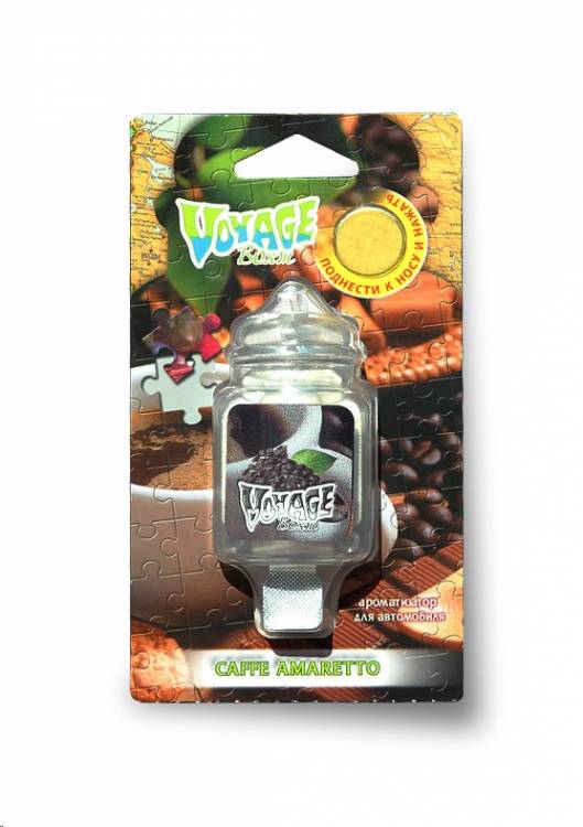 Ароматизатор подвесной мембранный "VOYAGE" Caffee Amaretto (FOUETTE)