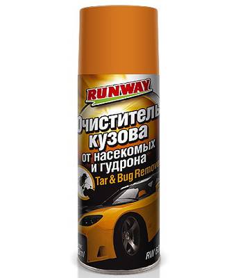 Очиститель битумных пятен и следов насекомых 450мл аэрозоль (RUNWAY) (12)