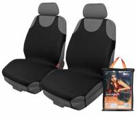 Чехлы-майка на сиденья "F-1" /черный/ перед. (2 шт.) Полиэстер (Airline) Чехлы-майка на сиденья "F-1" /черный/ перед. (2 шт.) Полиэстер (Airline)
