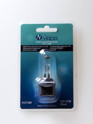 Лампа H27/1 12V /880/ 27W Clear в блистере (Nord Yada)