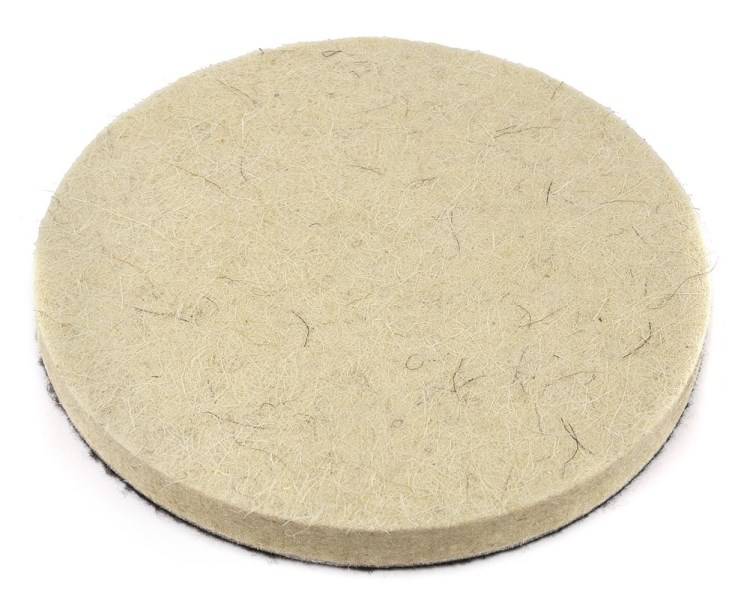 Круг полировальный самоклеющийся фетровый 125мм 10мм AV Steel AV-822510