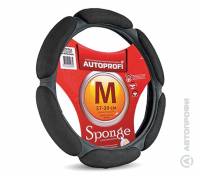Оплетка руля (S) ОКА, ИНОМАРКИ 35-37 см спонж черная 6 лепестков (Autoprofi) (10) Оплетка руля (S) ОКА, ИНОМАРКИ 35-37 см спонж черная 6 лепестков (Autoprofi) (10)