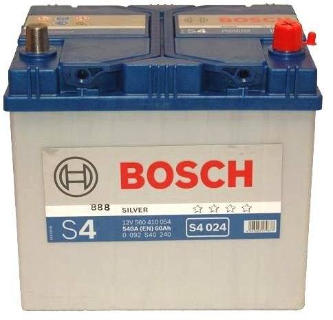 Аккумулятор автомобильный (АКБ) Bosch S4 Silver 60Ah 0092S40240 о.п.
