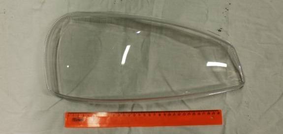 Стекло фары /1118/ левое (пластик) (РосЛада)