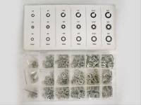 Набор шайб (гровер, зубч., стопор., многолапч. 720шт) 18 видов (KING COMPANY)