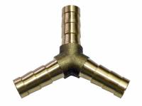 Фитинг-соединитель d=10мм 3-х сторонний ёлочка