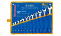 Набор ключей комб. 12 предм. /рожк.-накидн./ в сумке (KRAFT) Набор ключей комб. 12 предм. /рожк.-накидн./ в сумке (KRAFT)