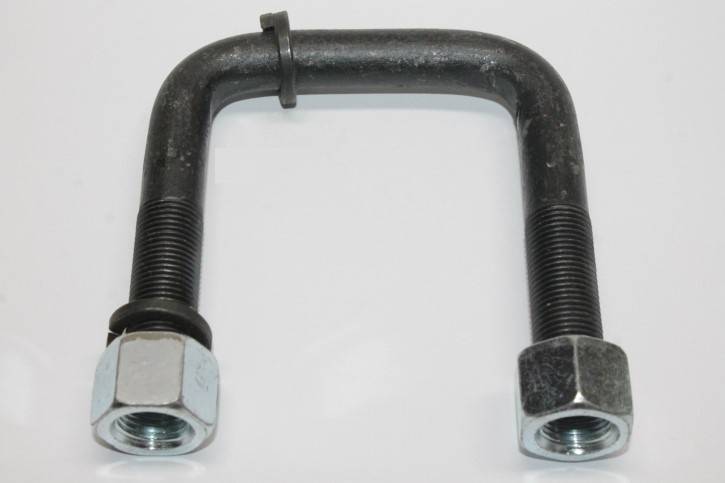 Стремянка рессоры /Г-3302/ 90мм перед. (2-х лист. рессора) (Чусовой)