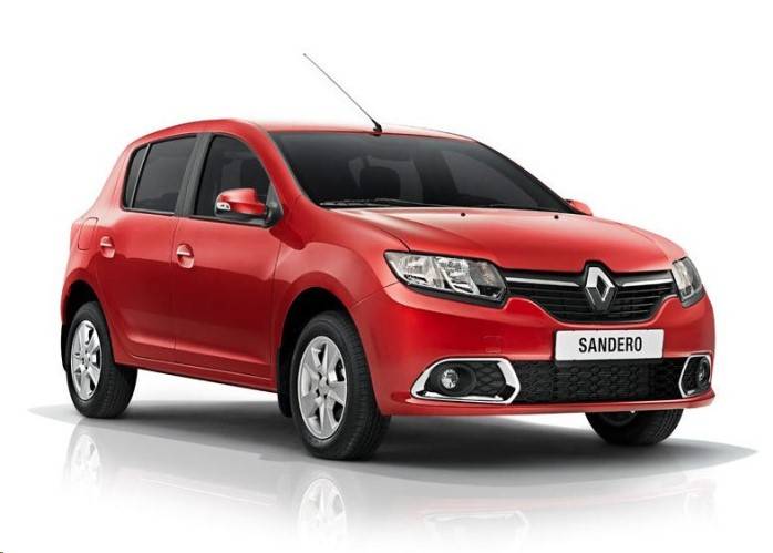 Стекло заднее Renault Sandero с 2014 г. с обогревом (с отвер.)