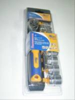 Набор головок 12 предм. (3/8) с трещеткой (KRAFT)