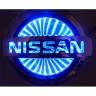 Подсветка эмблемы светодиодная для Nissan Almera, 3D эффект /10